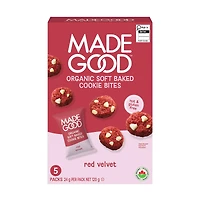 Made Good Soft Baked Mini Cookies - Red Velvet - 5pk/120g