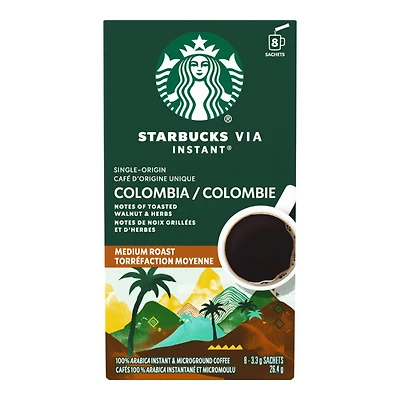 Starbucks VIA Instant Coffee - Colombia - 8s