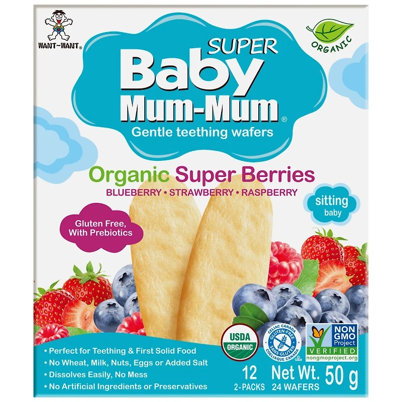 BABY MUM-MUM SUPER BERRIES 50G/ORGANIC