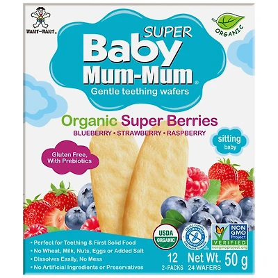 BABY MUM-MUM SUPER BERRIES 50G/ORGANIC