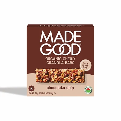 MadeGood Granola Bars - Chocolate Chip - 5x24g