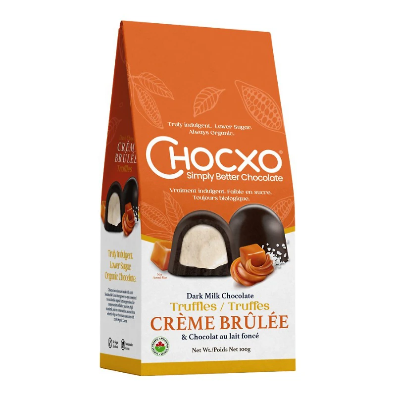 CHOCXO TRUFFLE CREME BRULEE 100G