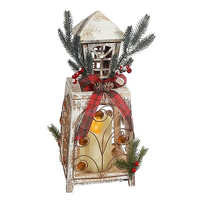 LED WOODEN TOWER LANTERN