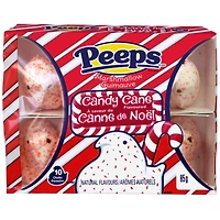 Peeps Candy Cane Flavoured Marshmallow - 10 pack