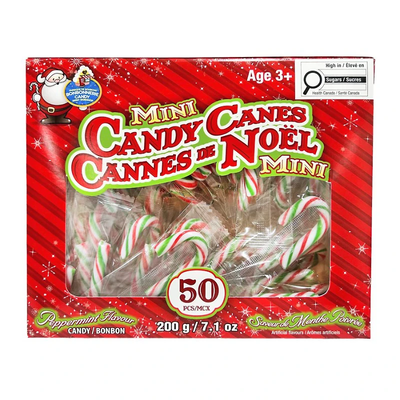 Sweet Workshop Mini Candy Canes - 50s