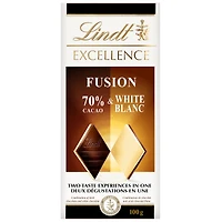 LINDT EXCEL FUSION 70%&WHTE 100G