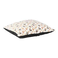 LAZY TAILS RECT PET BED PAWS