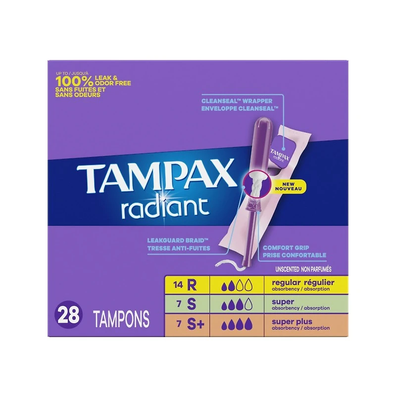 TAMPAX RADIANT MULTI
