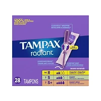 TAMPAX RADIANT MULTI