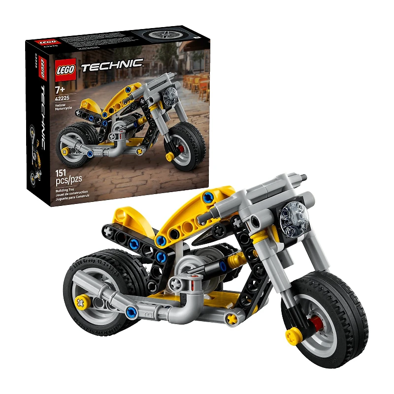 LEGO MOTORCYCLE in Yellow