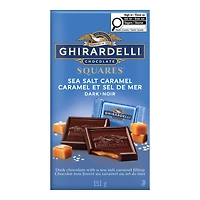 Ghirardelli Dark Chocolate Squares - Sea Salt Caramel - 151g