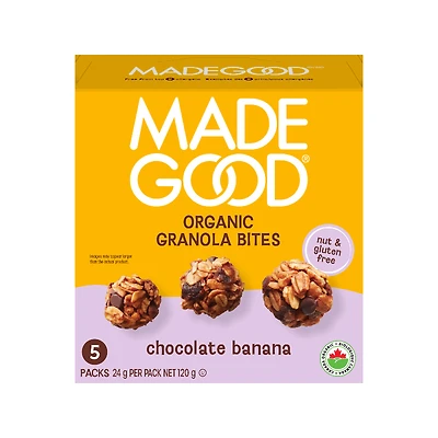 Made Good Granola Minis - Chocolate Banana - 5PK/120g