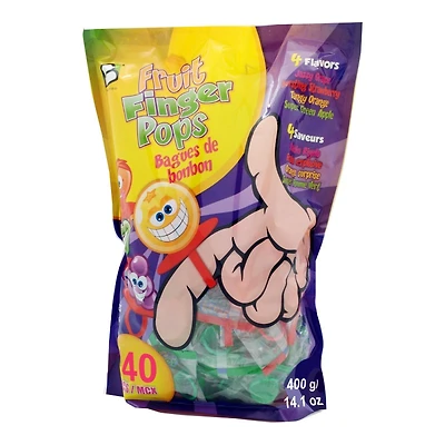 Fruit Finger Pops - Assorted - 400g / 40 count