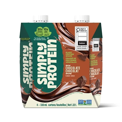 SimplyProtein Shake - Rich Chocolate - 4 x 330ml