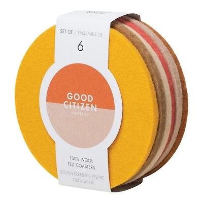 GOOD/C WOOL DRINK COASTERS