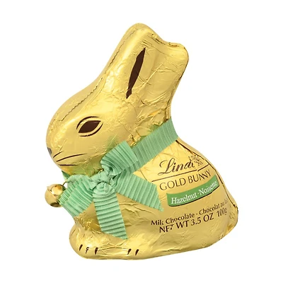 LINDT BUNNY HAZELNUT 100G in Gold