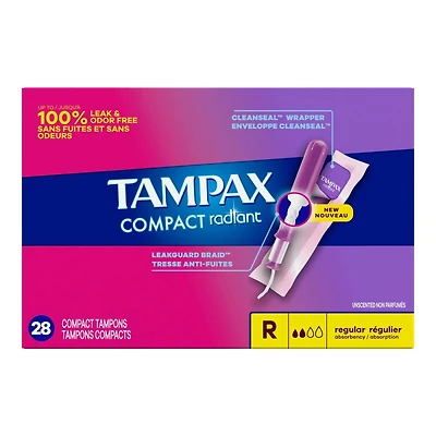 TAMPAX POCKET RADIANT REG