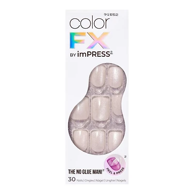 KISS IMPRESS COLOR FX NAIL REBEL in White