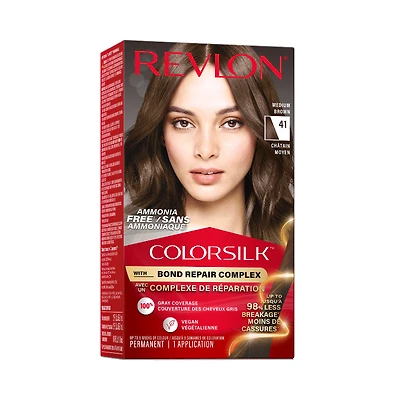 REVLON COLORSILK BOND REPAIR MEDIUM BROW in Brown