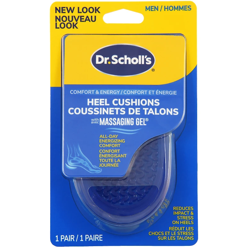 Dr. Scholl's Massaging Gel Heel Cushions Men's