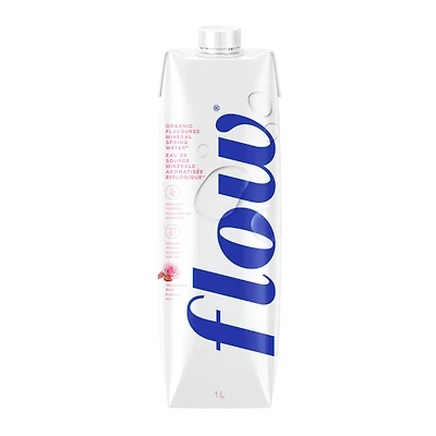 Flow Organic Alkaline Spring Water - Strawberry Rose - 1L