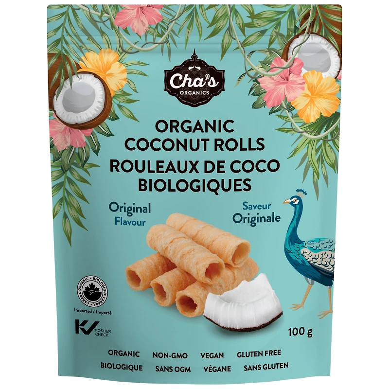 CHA'S ORIGINAL COCONUT ROLLS 100G