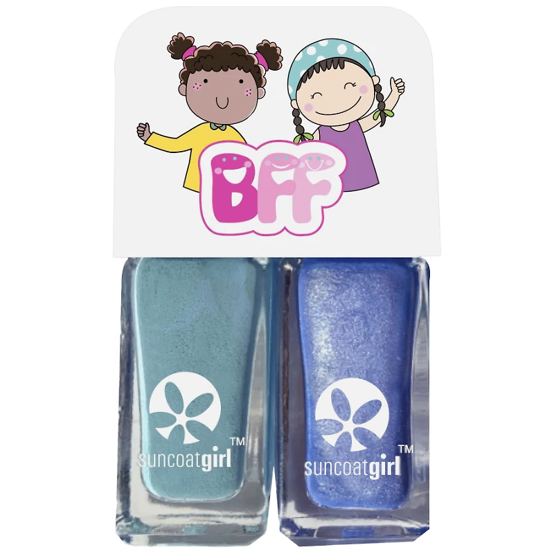 SUNCOAT GIRL DUO NAIL KIT TWINNIES in Blue