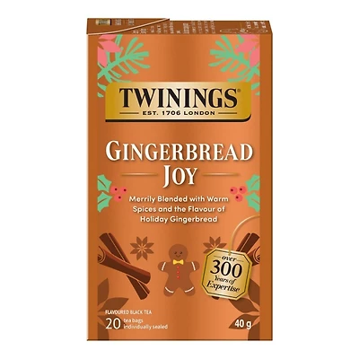 Twinings Gingerbread Joy - Flavoured Black Tea - 20s