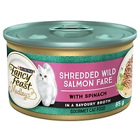 Fancy Feast Wet Cat Food - Shredded Wild Salmon Fare - 85g