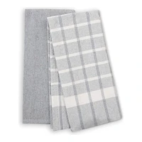 S&CO KITCHEN TOWEL SET 2PK/GREY