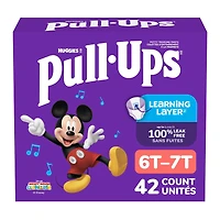 HUGGIES PULL-UPS BOYS 6T-7T 42'S/LEARN