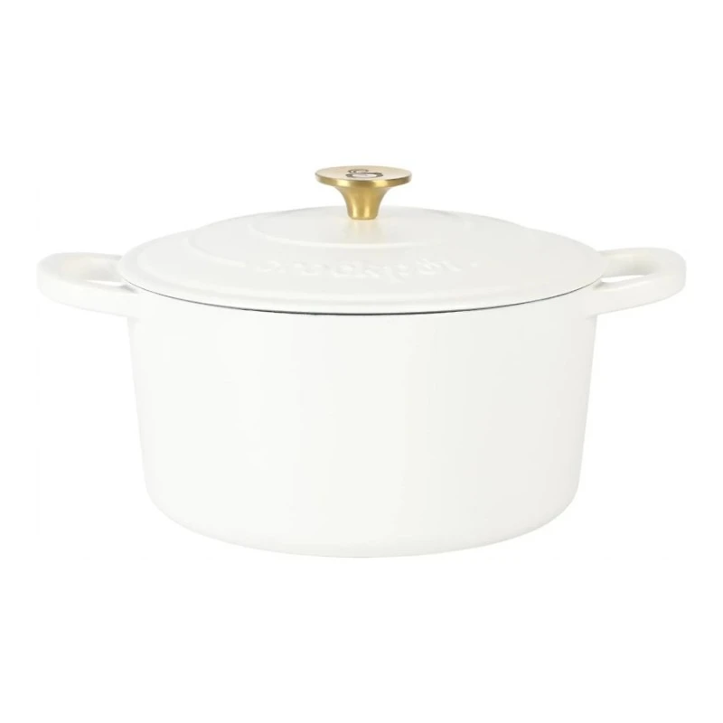 CROCKPOT DUTCH OVEN W/ LID in White