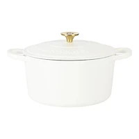 CROCKPOT DUTCH OVEN W/ LID in White