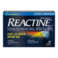 Reactine Allergy Extra Strength Cetirizine Hydrochloride Tablets - 10mg