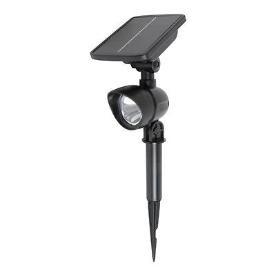 Moonrays Solar Spotlight - Black - 26004MR