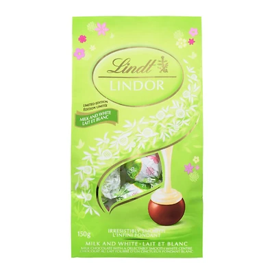 Lindor Milk and White Chocolate - 150g