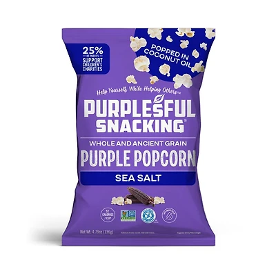 Purplesful Sea Salt Popcorn - 136g