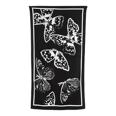 SORBETTO BEACH TOWEL in Black