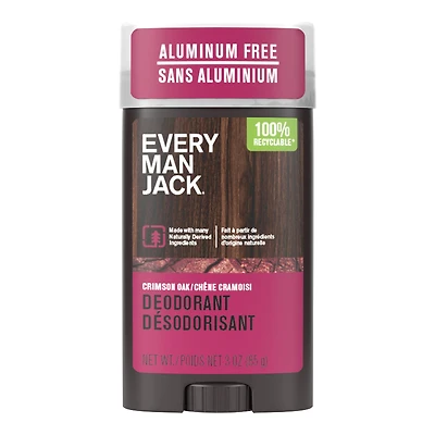 Every Man Jack Deodorant - Crimson Oak - 85g
