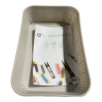 EDGE WOVEN PANTRY BASKET in Grey