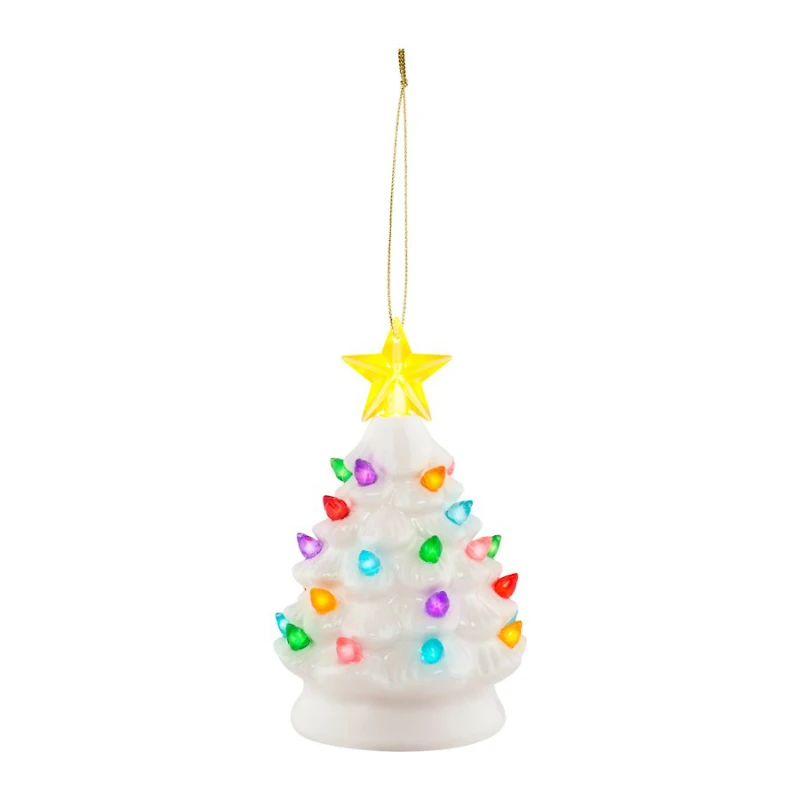Nostalgic Christmas Tree - White - 5.5in