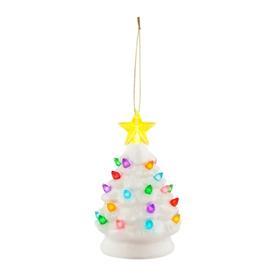 Nostalgic Christmas Tree - White - 5.5in