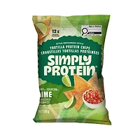 SimplyProtein Tortilla Chips - Hint of Lime - 130g