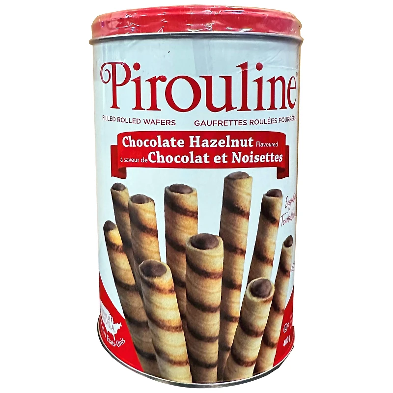 Creme De Pirouline Rolled Wafers - Chocolate Hazelnut - 400g