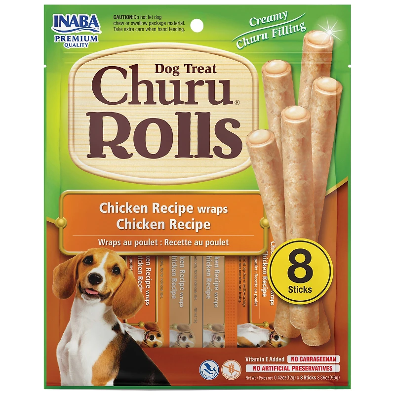 CHURU ROLLS CHKN RECIPE 8PK