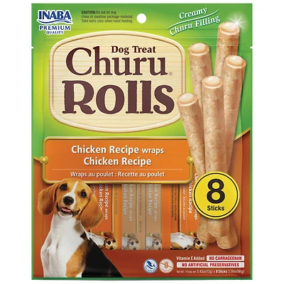 CHURU ROLLS CHKN RECIPE 8PK