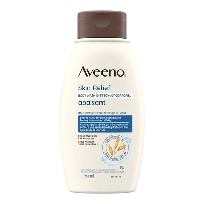 Aveeno Active Naturals Skin Relief Body Wash - Fragrance Free - 532ml