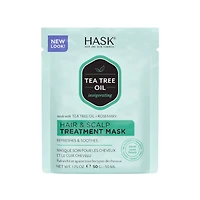 HASK Tea Tree Oil & Rosemary Hair & Scalp Treatment Mask - 50g