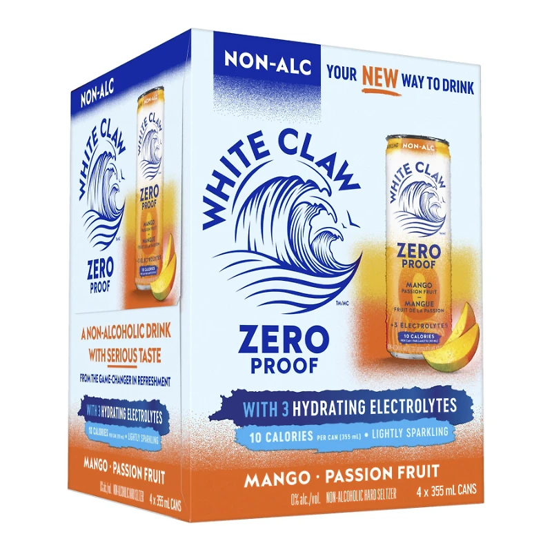 CLAW ZERO MANGO PASS 4X355ML in White