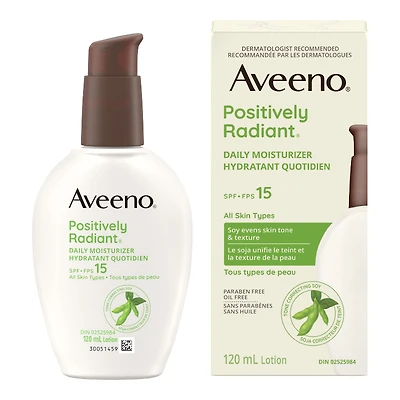 Aveeno Positively Radiant Daily Moisturizer - 120ml
